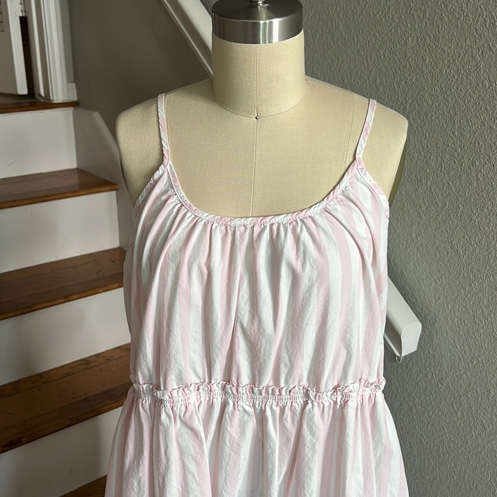 Saint & Abel Pink Braddock Stripe Babydoll Chemise​​​​​​​​​ - Picture 2 of 8